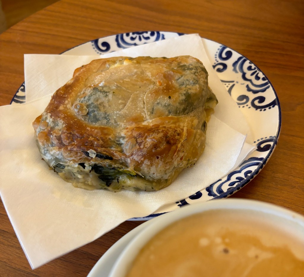 Spinach and feta pastry